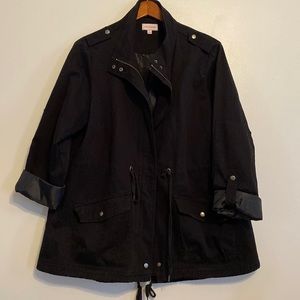 Black Utility jacket 1x